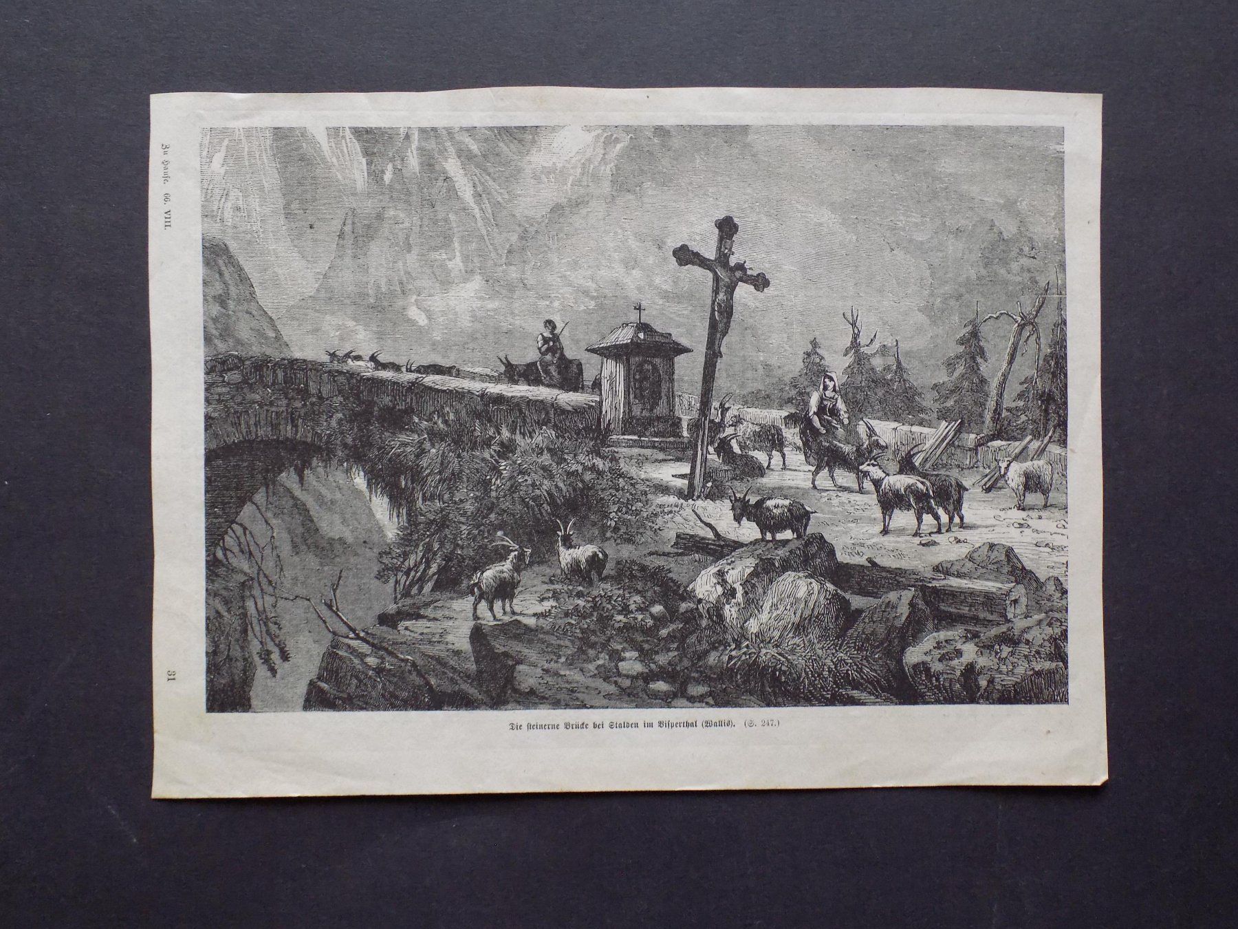 Gravures: Stalden im Wallis – D'occasion à Risch par Rischli15
