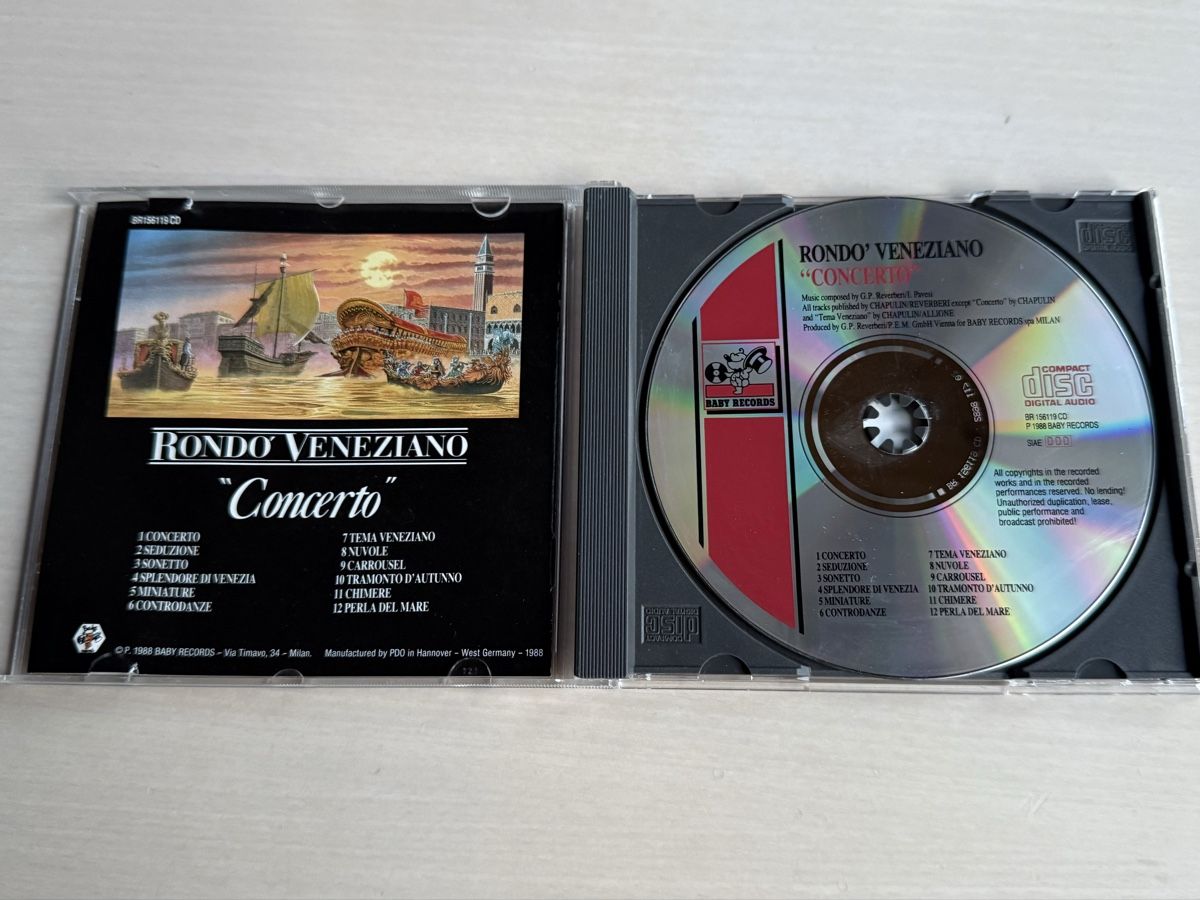 CD: Rondo Veneziano "Concerto" CD Klassik – Usato da Oberried Brienz venduto da Chyara 2