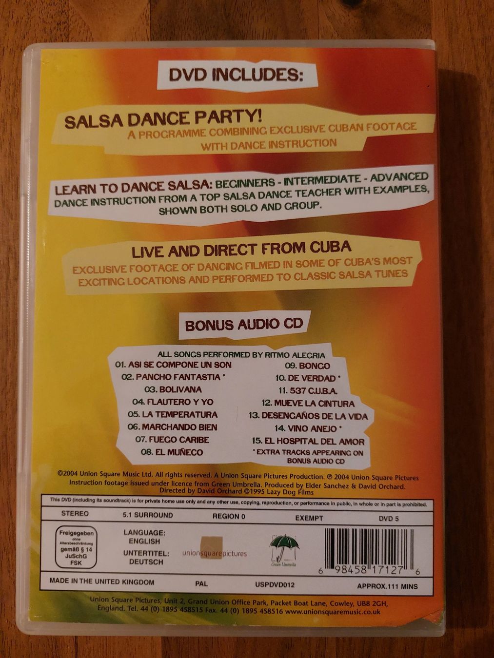 Tutti i DVDs: DVD - Salsa Dance Party – Usato da Rheinfelden venduto da FilmAuktion 1