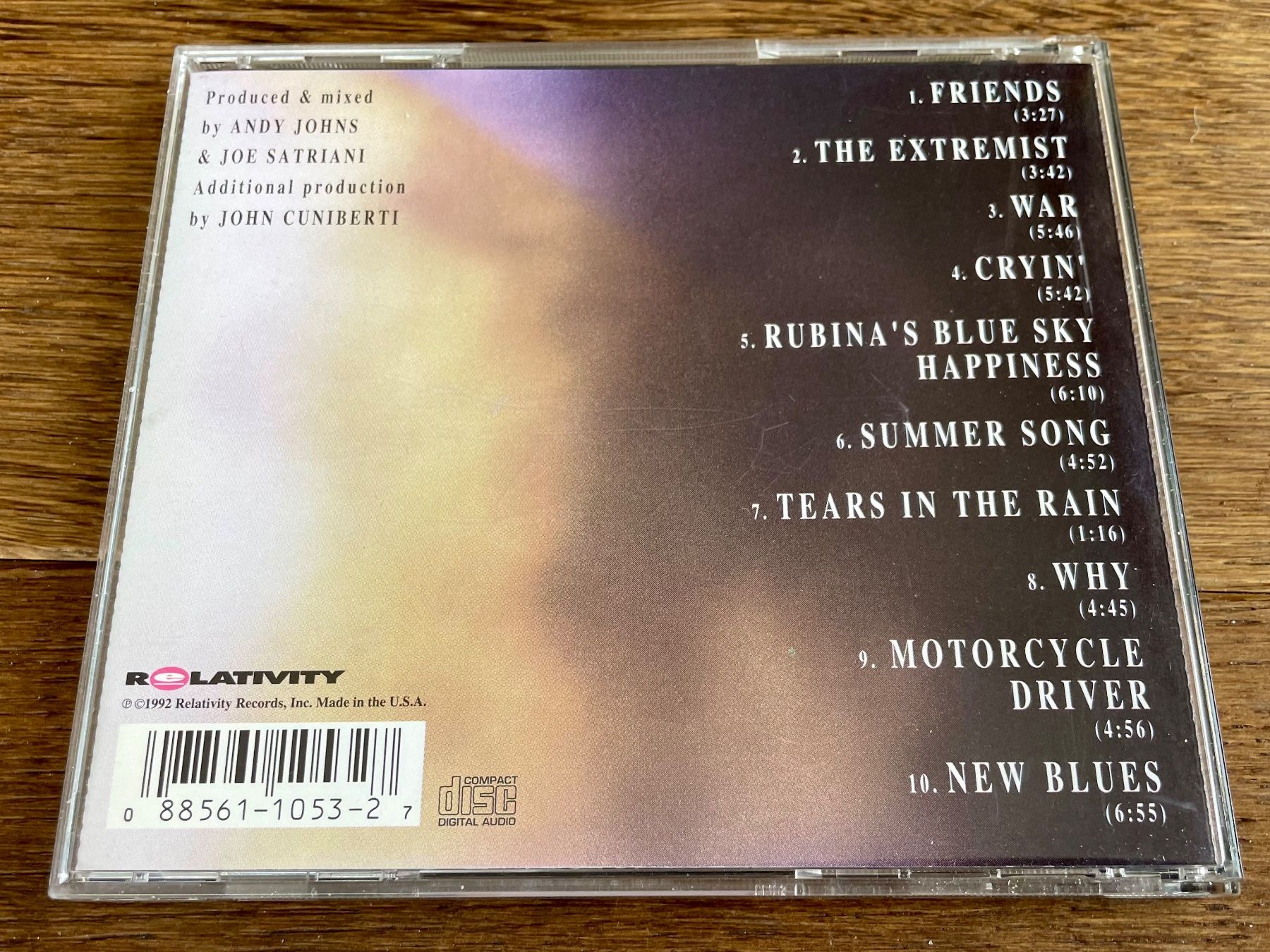 CD: Joe Satriani - The Extremist - CD – Usato da Pontresina venduto da il-bain 1