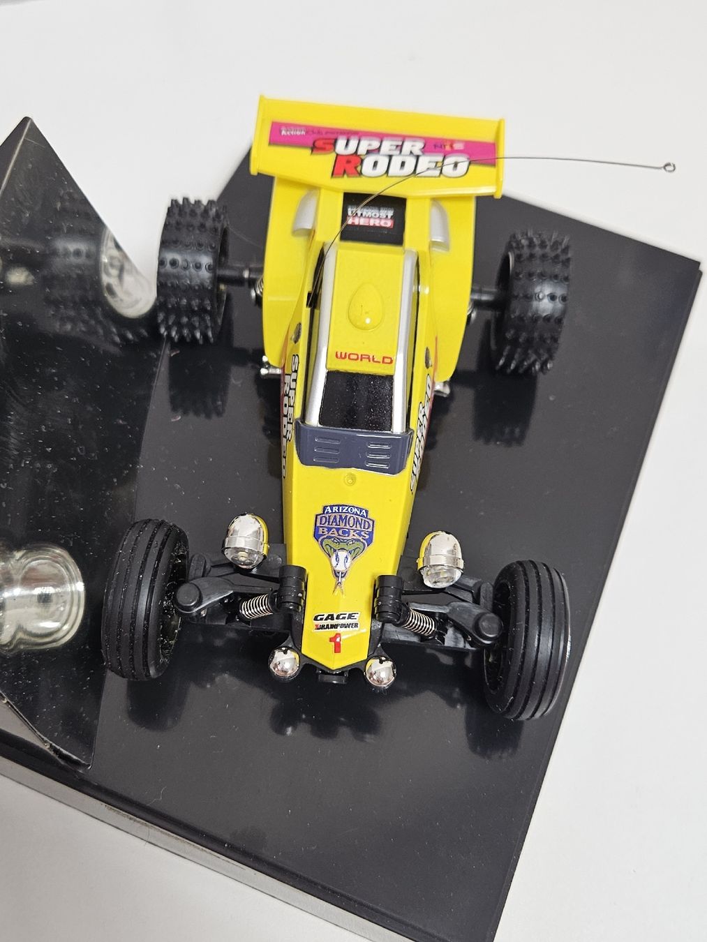 Modellini d'auto: Sparsames ferngesteuertes Auto, Gelb, "Super Rodeo" – Usato da Schlieren venduto da Bestleo