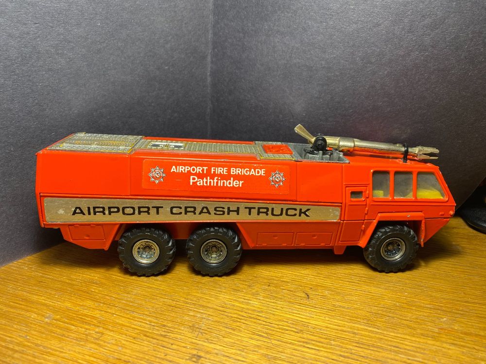 Vintage Corgi Major Flughafen Feuerwehr Chubb Pathfinder 5