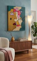 Gemälde " Geteilter Schmerz" handmade 60×80