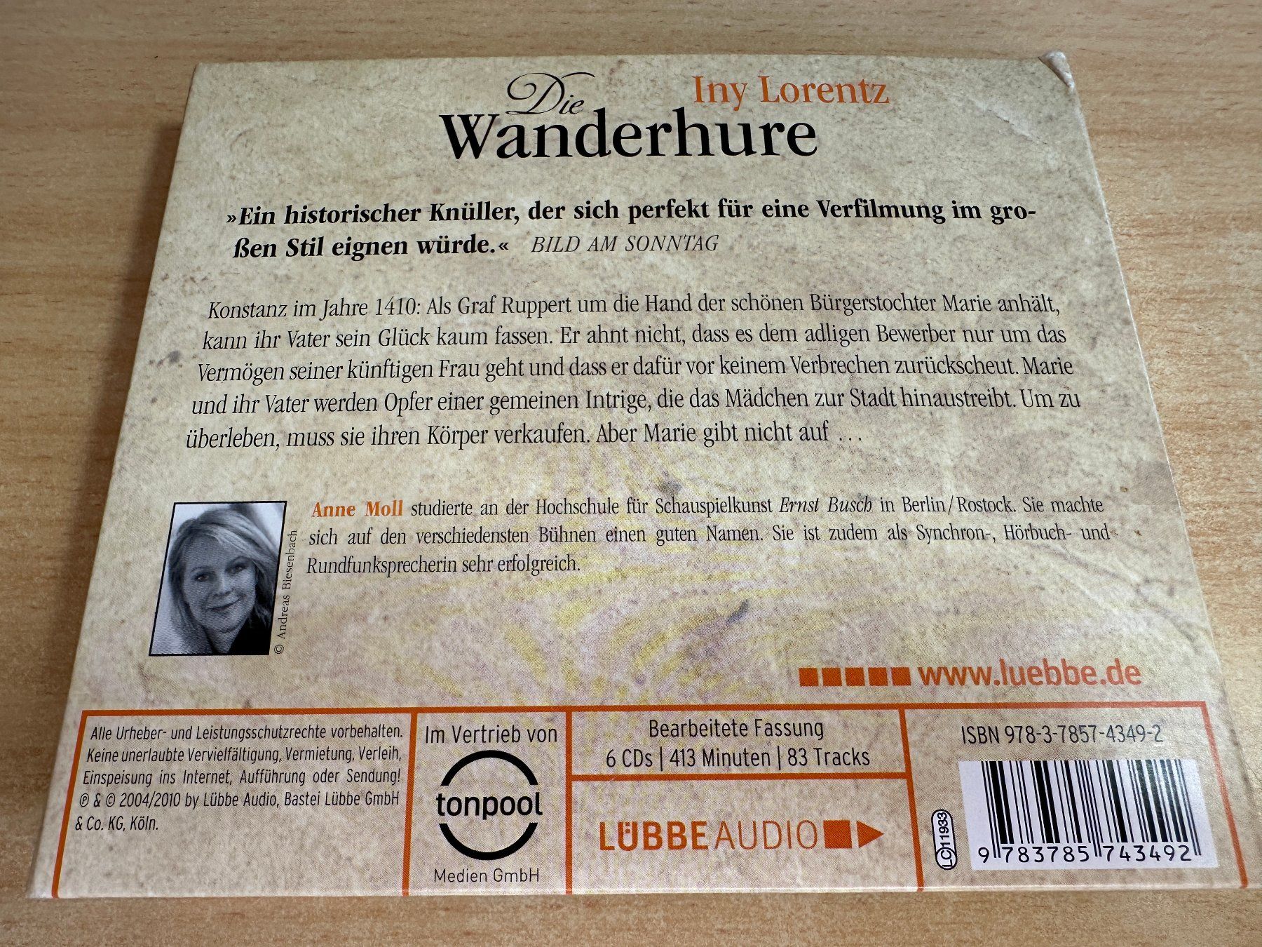 Audiolibri: K0 Iny Lorentz - Die Wanderhure - 6 CD – Usato da Rikon im Tösstal venduto da Alpenmutz 1