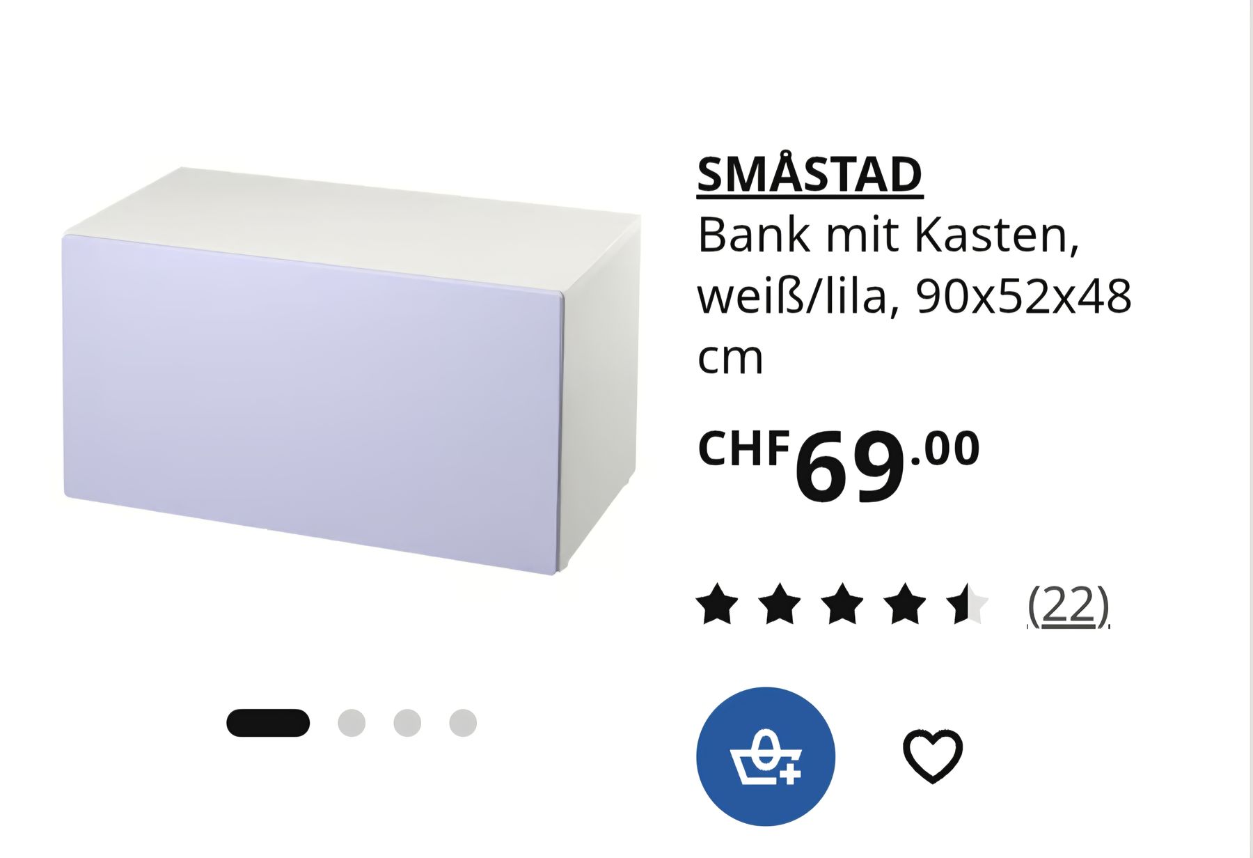 Cassettiere: Smastad Sitztruhe mit Stauram – Usato da Adligenswil venduto da Petrak 2