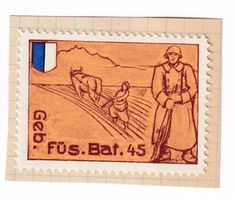 Soldaten Briefmarke