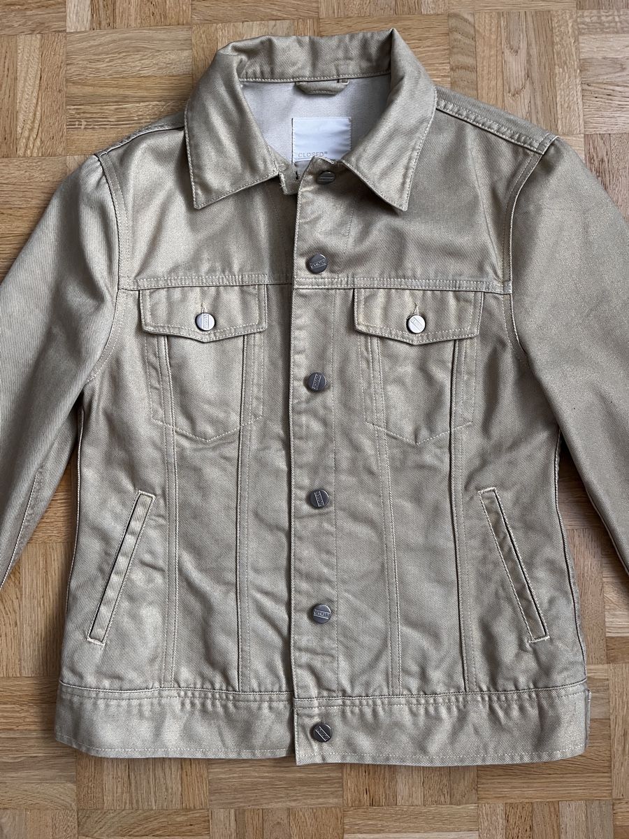 Closed Giacche: CLOSED® Jeansjacke beige Gr. L – Usato da Zürich venduto da Kleanthy 2