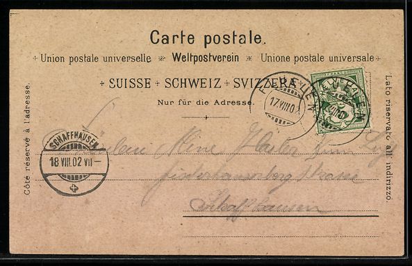 Cartes postales: Litho Flüelen, Uferpartie mit Dampfschi – D'occasion à Berlin par bartko-reher 1