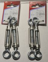 4x Spannschloss M5 Edelstahl 130-190mm
