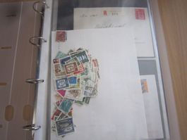 Ordner mit Marken: Spezialstempel!!! SELTEN