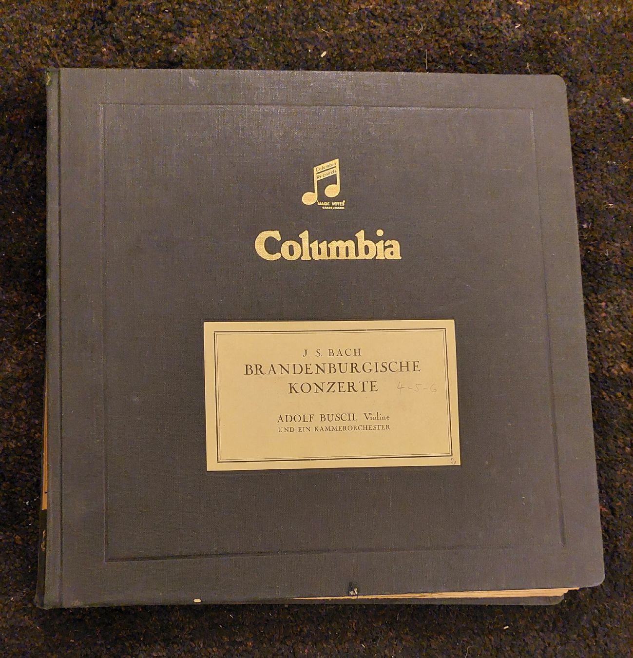 Dischi in vinile: 14 Schellackplatten, Bach Brandenburgische Konzerte, Busch – Usato da Zürich venduto da Cortin 2
