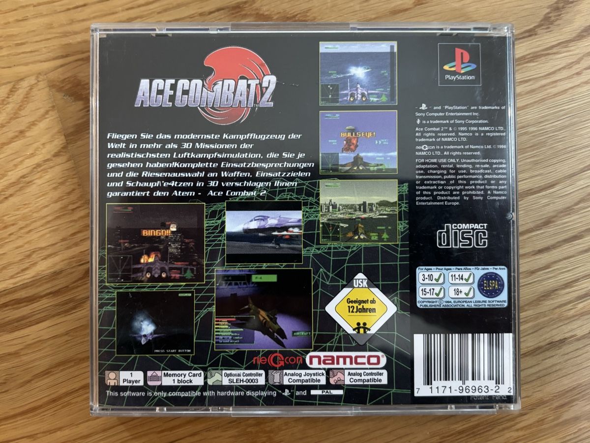 Jeux: PS (PAL) - Ace Combat 2 – D'occasion à Widen par mxpx_1981 2