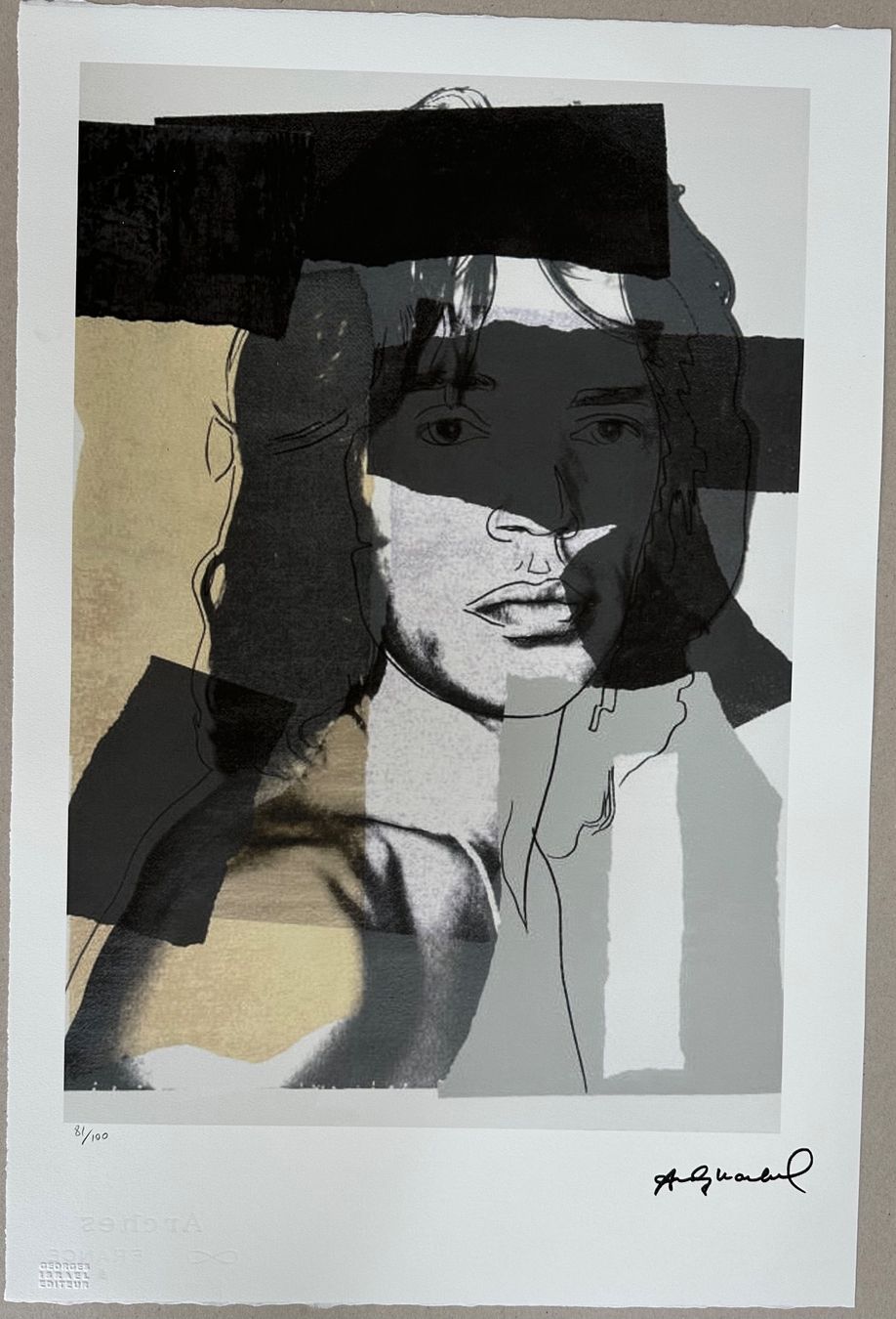 Dipinti: Andy Warhol: Mick Jagger, POP Art 81/100 – Nuovo (secondo la descrizione) da Meilen venduto da Smgdesign
