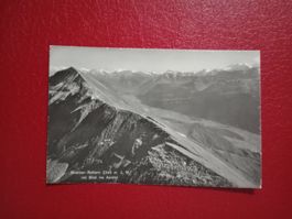 Brienzer Rothorn Blick ins Aaretal s/w Karte