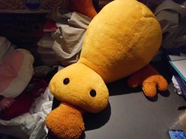 Ente gelb/orange, ca. 84 cm