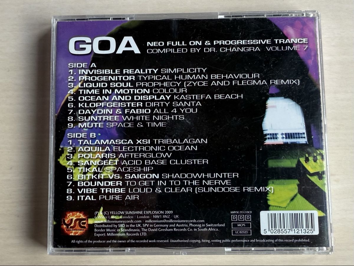 CD: Goa 2CD  - Neo Full On & Progressive Trance Vol. 7 – Usato da Oberried Brienz venduto da Chyara 1