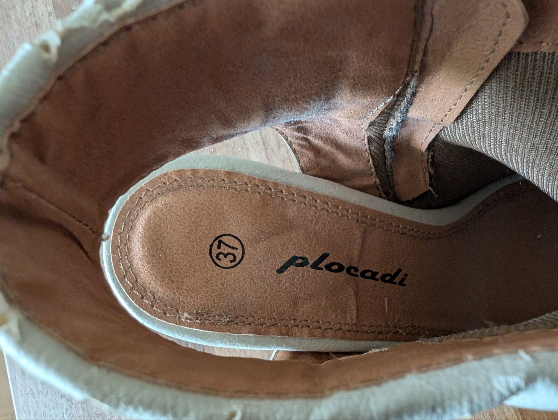 Scarpe da donna: Peeptoe-Sandalen, Leder, Grösse 37 – Usato da Greifensee venduto da Floh02 3