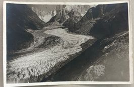 Vintage, Glace de mer Montenvers, Chamonix Mont Blanc, 1921