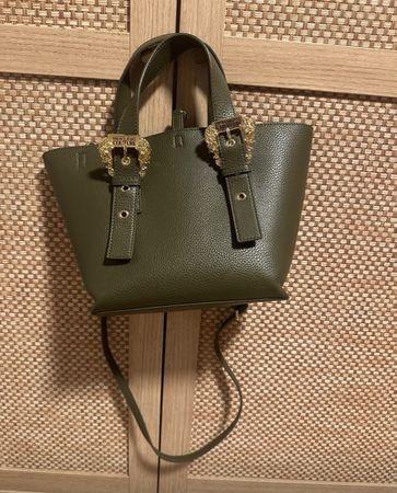Handtasche Versace Jeans Couture Olivgrün Damen NEU