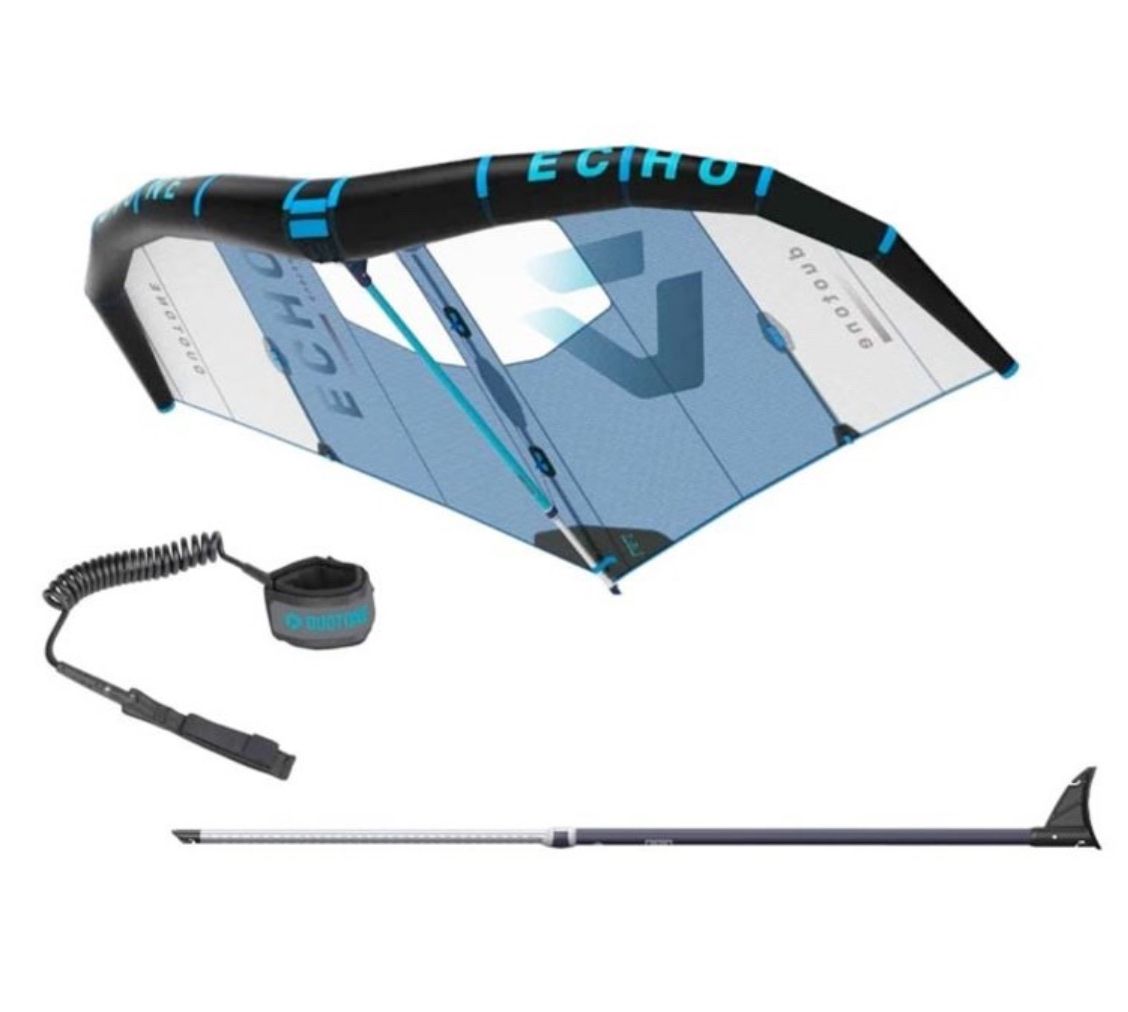 Duotone Aquilone: Duotone ECHO Wing 5.0 mit Zubehör NEU! – Nuovo (secondo la descrizione) da Biel/Bienne venduto da Savoir_vivre321