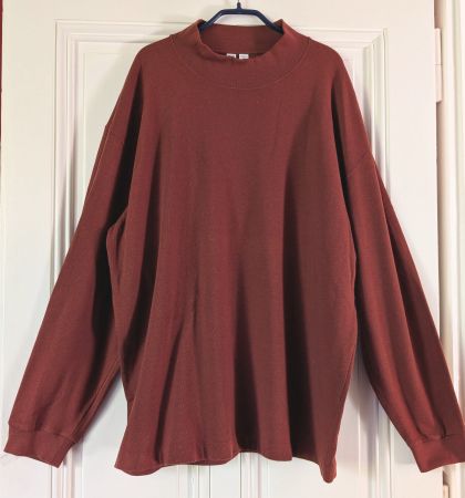 UNIQLO : Sweat-shirt rouille/terracotta unisexe XL/XXL