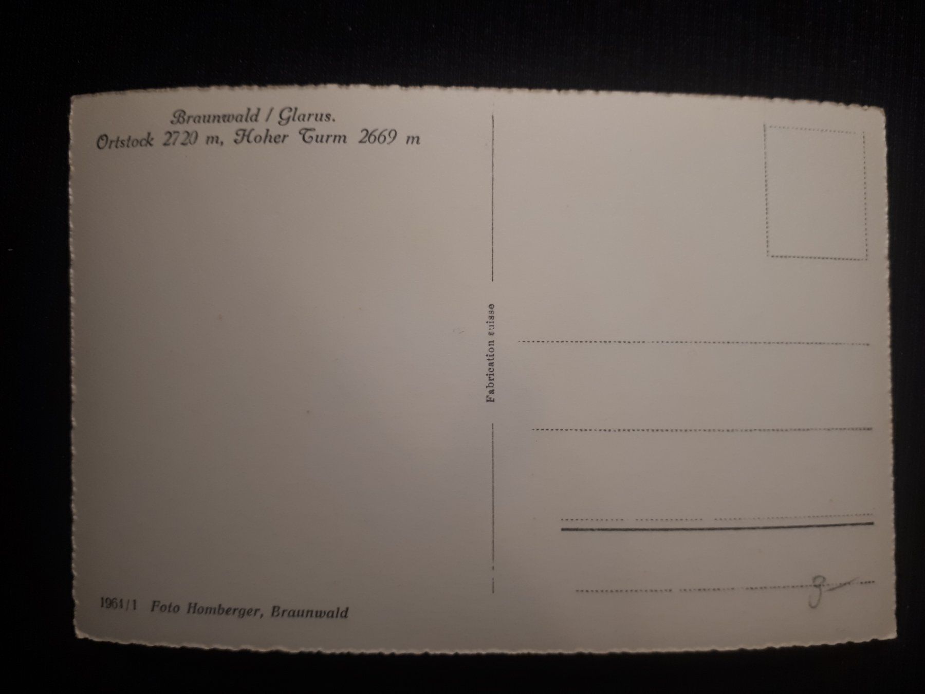 Cartes postales: BRAUNWALD – D'occasion à Ponto Valentino par giorgia06 1
