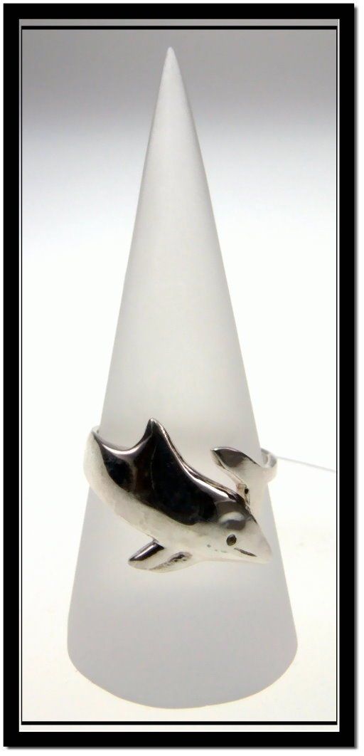 Anelli: Delfin 925 Silber Fingerring Nr. 001 – Nuovo (secondo la descrizione) da Schmitten FR venduto da la_luna_blue 1