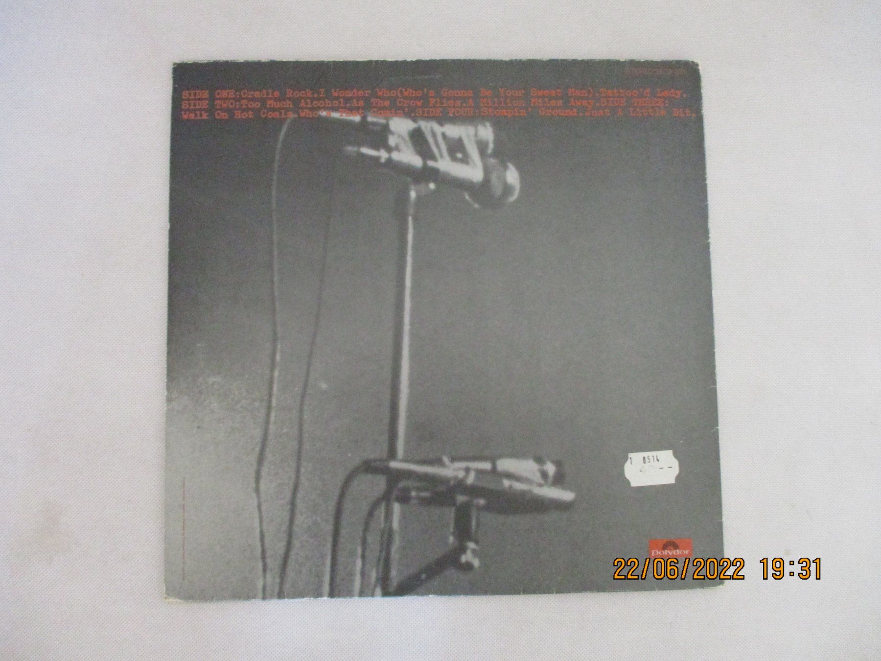 Dischi in vinile: RORY GALLAGHER --  Irish Tour 74 – Usato da Liestal venduto da Disc-Point 2