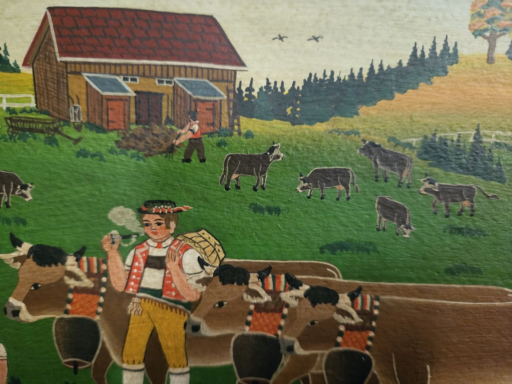 Tableaux: gemälde appenzell – D'occasion à Schwellbrunn par Omega-alpha 3