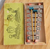 Vintage Xylophon Tonleiter mit original Schlegel