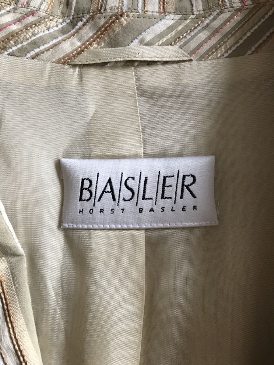 Basler Giacche: Veste BASLER élégante à rayures T 42 beige rosé – Nuovo (secondo la descrizione) da Morges venduto da sandy069 3