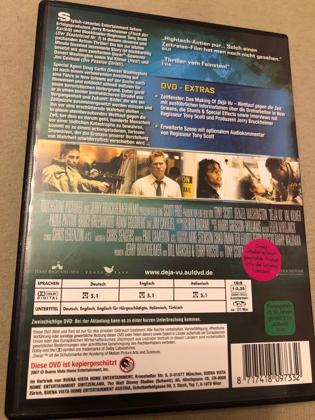 Alle DVDs: Déjà Vu – Gebraucht aus Schaffhausen von D-MAC 1