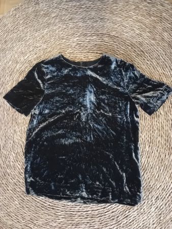 T-Shirt aus Samt von Cos mit Seide
