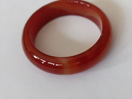 Roter Karneol Armreif, Durchmesser 6.5cm, Top Zustand!