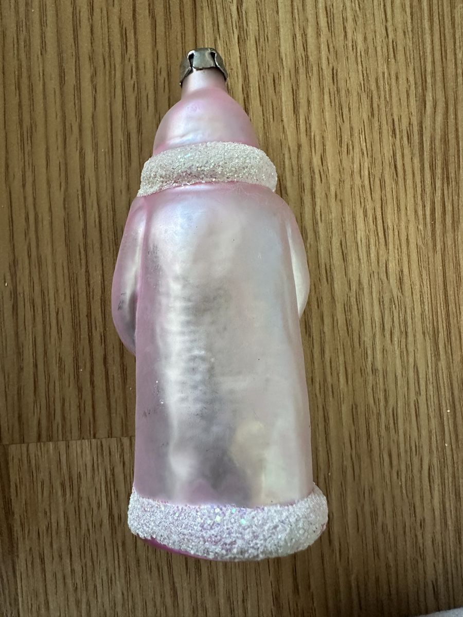 Tutte le decorazioni: Antike  Christbaumschmuck, Rosa Samichlaus, Glas, Glitze – Usato da Oberentfelden venduto da vilibrand 1