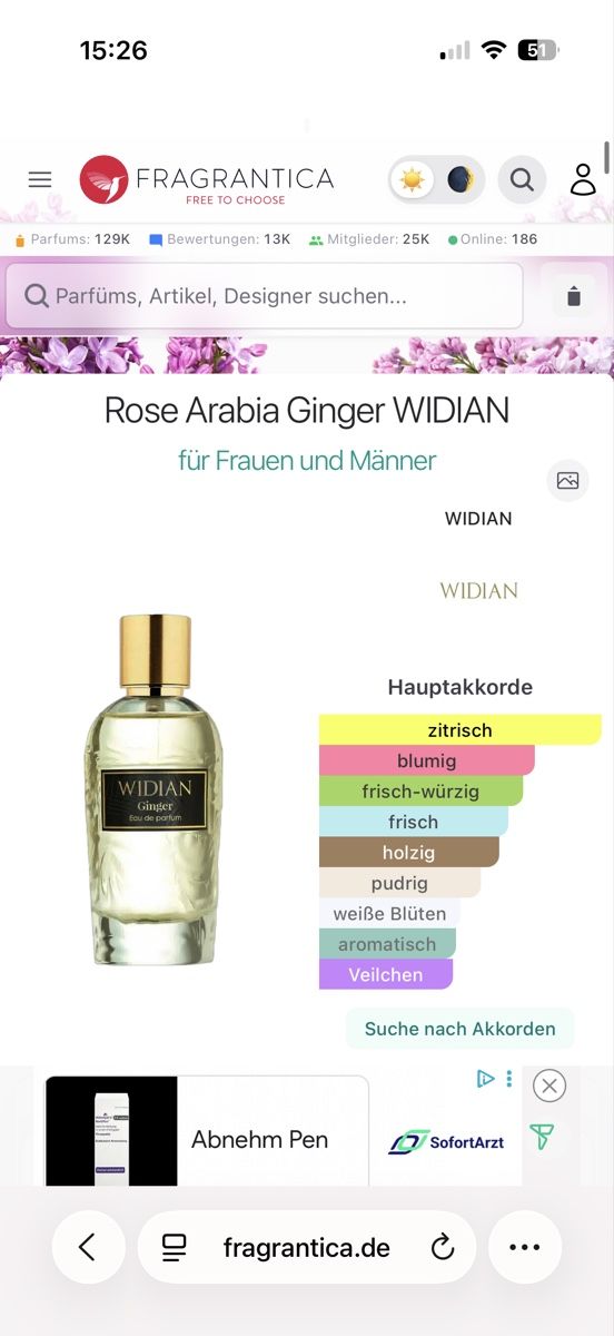 Parfums & Eau de Toilette: Widian Ginger Eau de Parfum, 2 ml – D'occasion à Sursee par nri_g5z8 1