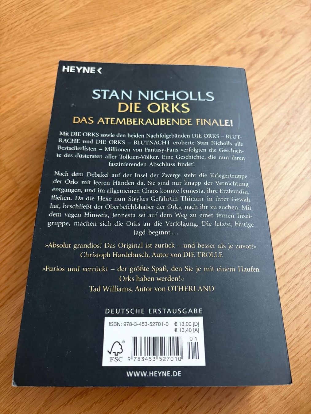 Libri: Die Orks - Blutjagd – Usato da Glattpark(Opfikon) venduto da qantas_39 1