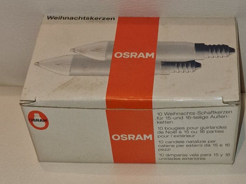 10 X Osram Ersatz-Kerze Für Lichterkette 7W 15V E14 6141 - Foto 8