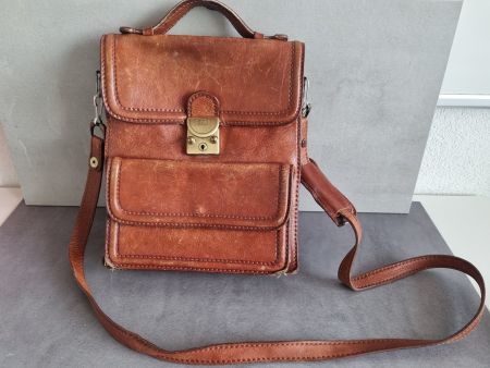 "daine" Italy Vintage Ledertasche Umhängetasche