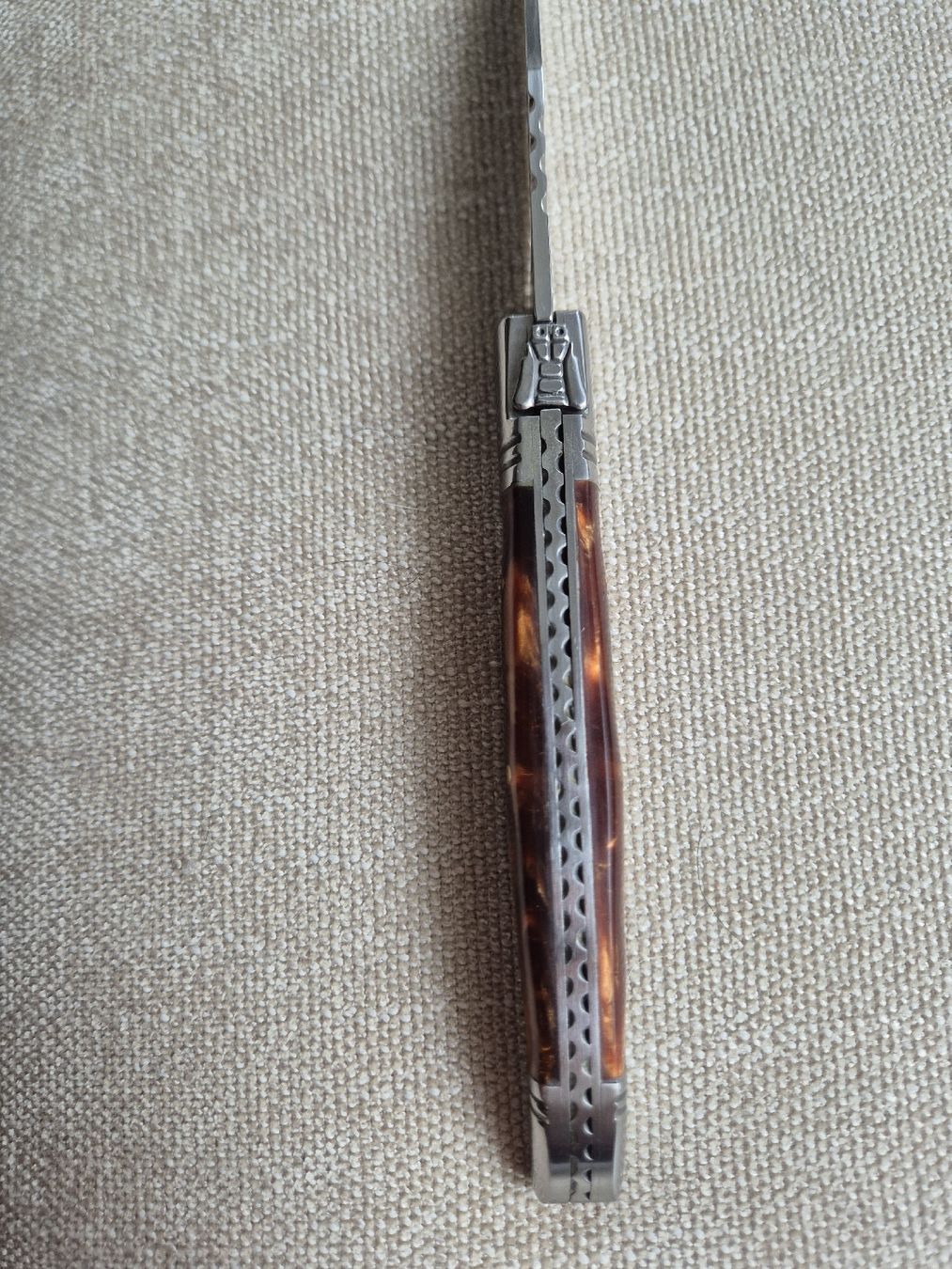 Laguiole Coltelli tascabile: Laguiole Taschenmesser, Holzgriff – Usato da Binningen venduto da rom_9ls7 3