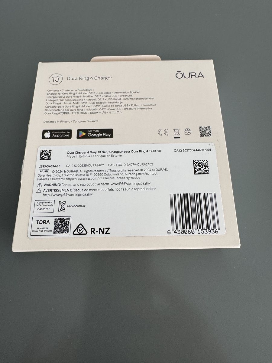 Oura Caricabatterie: Oura Ring 4 Charger Ladegerät – Nuovo (secondo la descrizione) da Niederrohrdorf venduto da 54Belaadpa43 1