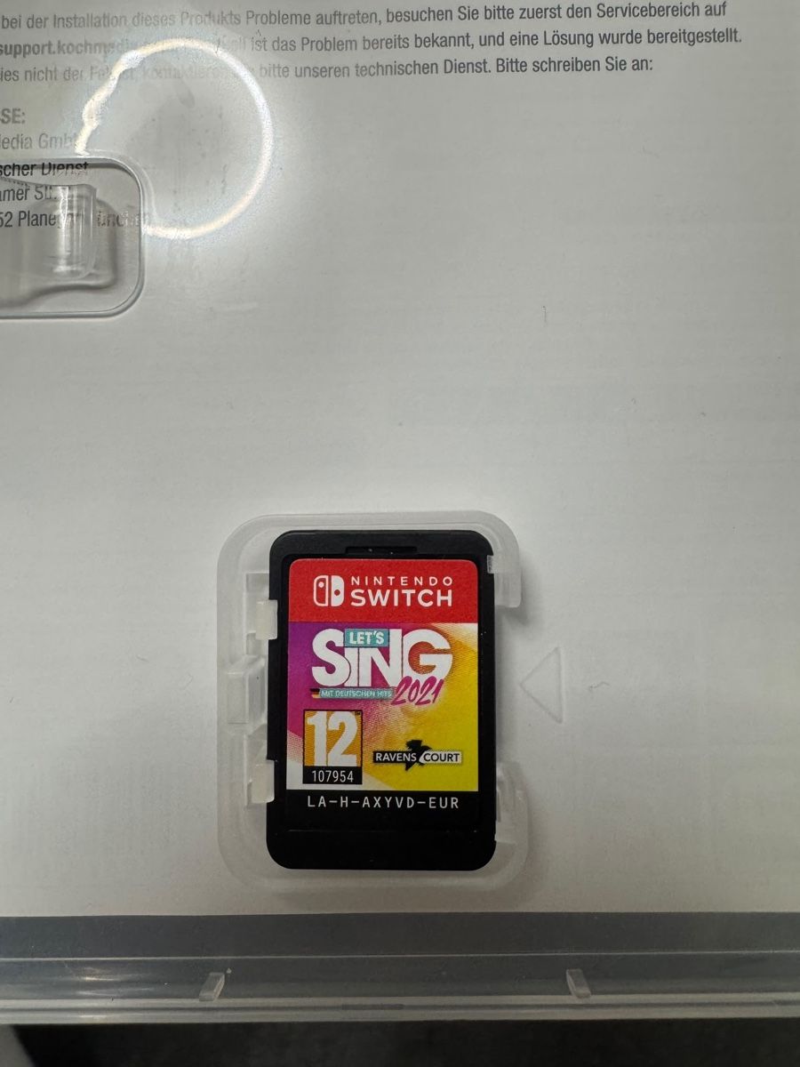 Nintendo Mikrofone: Nintendo Switch Spiele + Mikrofone – Gebraucht aus Rothenburg von schmuckkeramik 3