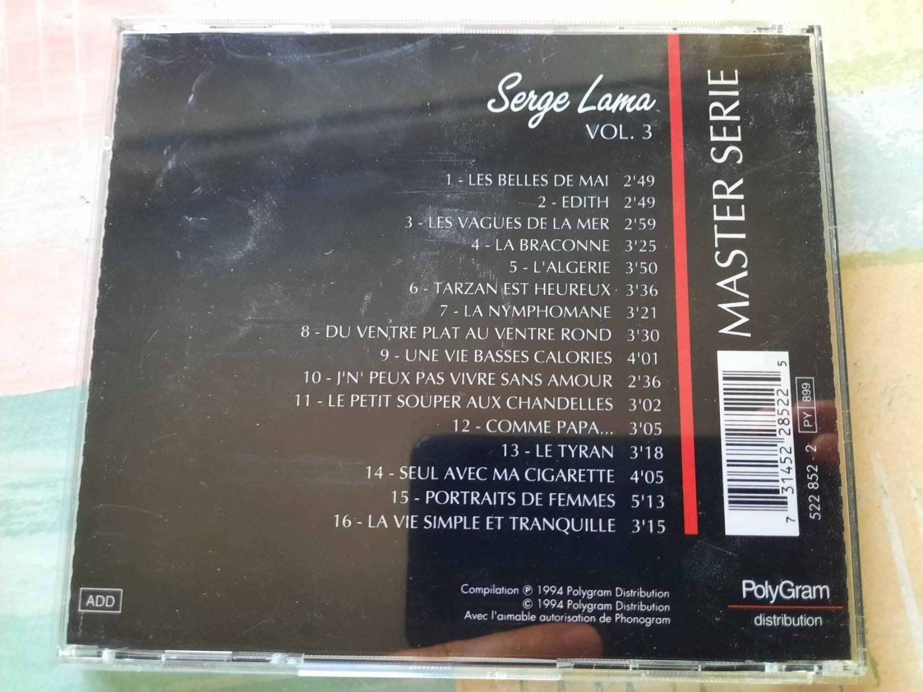 CDs: Cd Serge Lama - Master Série Volume 3 – Gebraucht aus Pully von bro_n52j 1