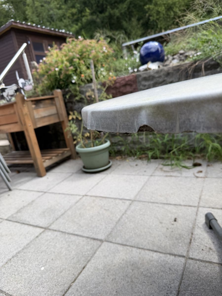Tavoli: Gartentisch oval Metallgestell Gebraucht 160x90cm – Usato da Rheinsulz venduto da Kobold86 1