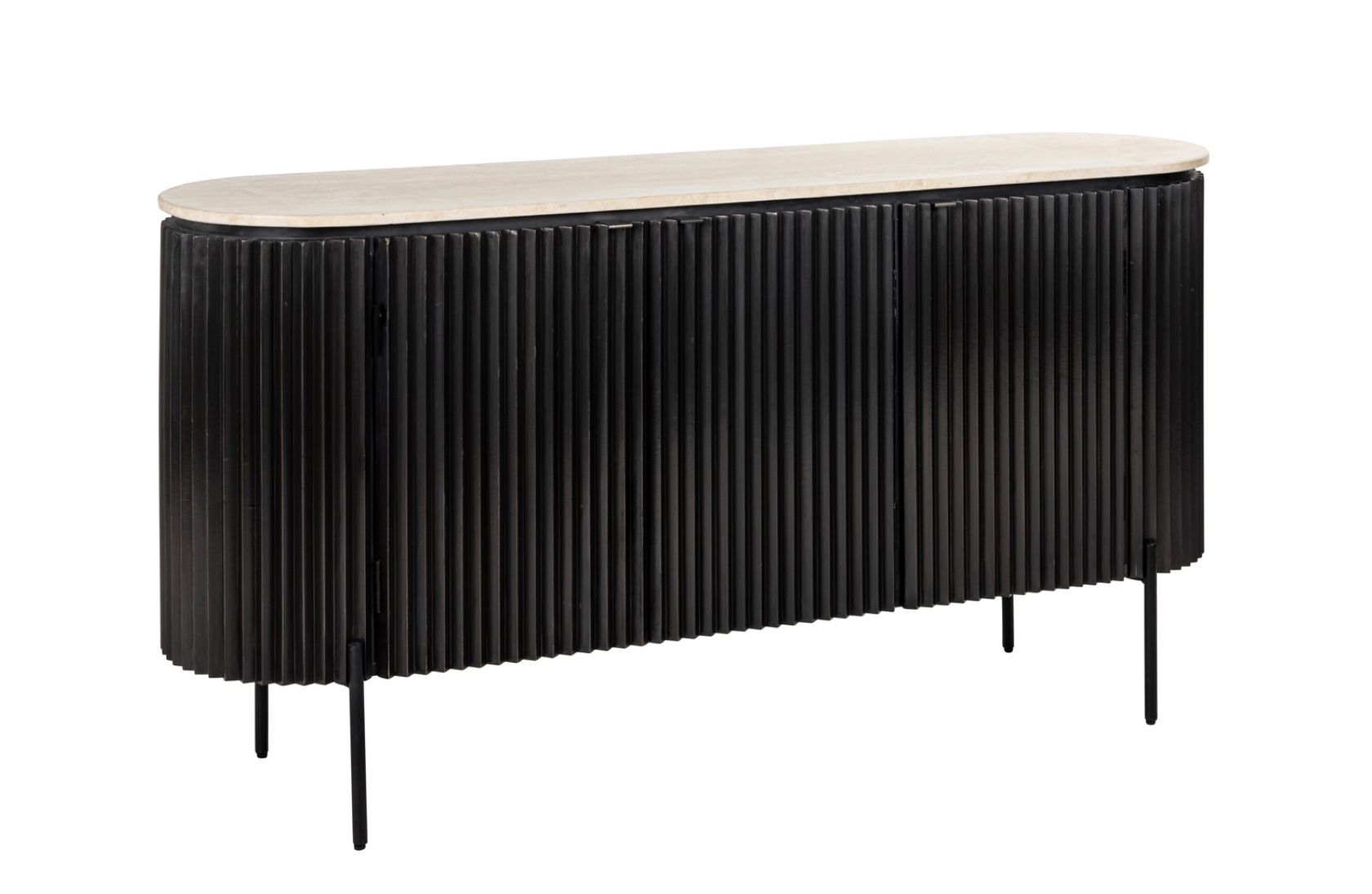 Cassettiere: RICHMOND INTERIORS* Sideboard Hampton dark brown – Nuovo e nell'imballaggio originale da Ruswil venduto da Miami-2026 5