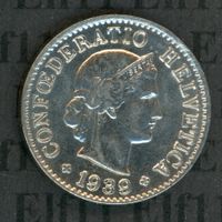 CHF___0.05 1939 stgl * nigelnagelneu! 5 Rappen