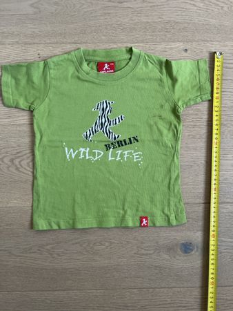 Ampelmann Berlin T-Shirt, Gr. 104 🌱🦓 mit Fleck