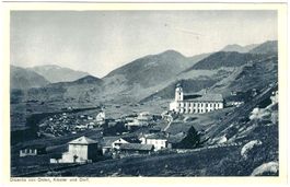 DISENTIS von Osten, Kloster und Dorf (im Sommer) ca. 1915 (G