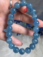 Blauer Onyx Armband