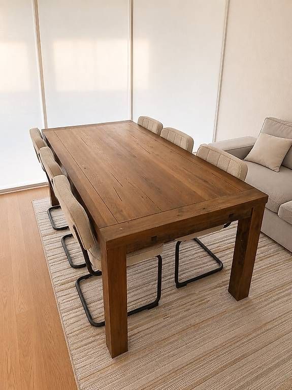 Tables: Massivholz Esstisch  – D'occasion à Moosseedorf par fio_bnm9